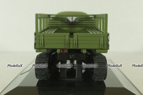 Зис-153 полугусенечный бортовой, хаки, TruckTyr 1:43