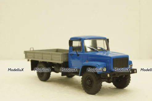 Газ-3308, борт с тентом, АвтоИстория 1:43