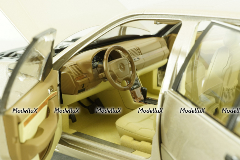 Mercedes S600 (W140) 1997 champagne-silver, 183723, Norev 1:18