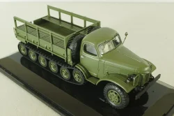 Зис-153 полугусенечный бортовой, хаки, TruckTyr 1:43