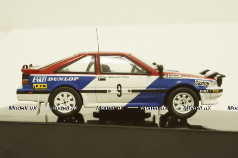 Nissan 200 SX No.9 Rallye Cote d Ivoire, H.Kirkland/R.NIxon 1987, RAC402A, IXO 1:43