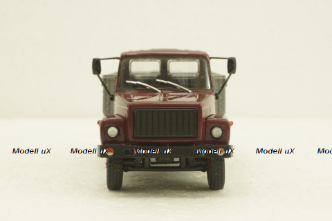 Газ-3307, бордо/серый, АвтоИстория 1:43