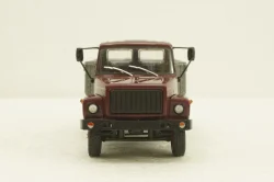 Газ-3307, бордо/серый, АвтоИстория 1:43