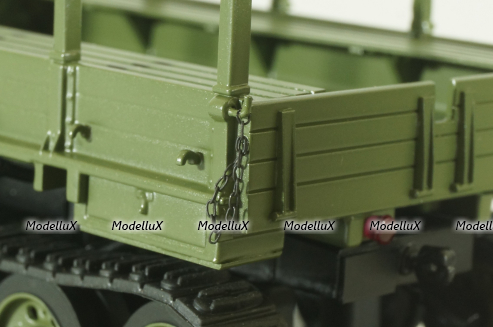 Зис-153 полугусенечный бортовой, хаки, TruckTyr 1:43
