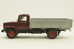 Газ-3307, бордо/серый, АвтоИстория 1:43