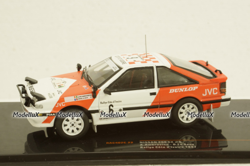 Nissan 200 SX No.6 Rallye Cote d Ivoire A.Ambrosino/D.Le Saux - 1987, RAC402C, IXO 1:43