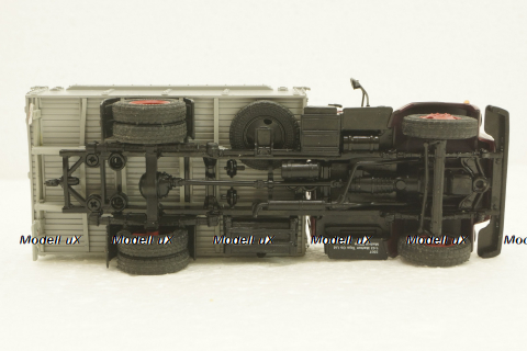 Газ-3307, бордо/серый, АвтоИстория 1:43