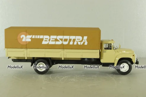 Зил-130ГУ длиннобазный с тентом, бежевый, TruckTyr 1:43