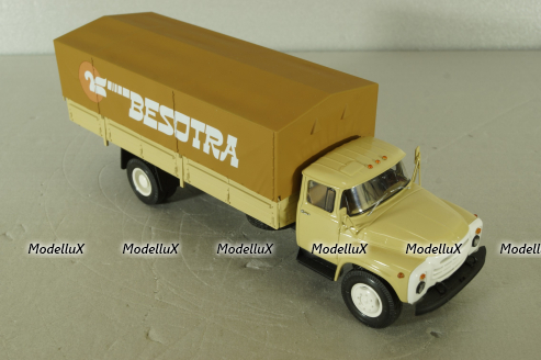 Зил-130ГУ длиннобазный с тентом, бежевый, TruckTyr 1:43