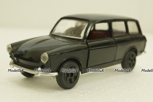 Volkswagen 1600 Familcar, черный, ДФИ 1:43 