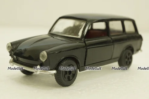 Volkswagen 1600 Familcar, черный, ДФИ 1:43 
