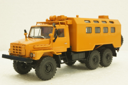 Урал-4322 Кунг, оранжевый, АвтоИстория 1:43