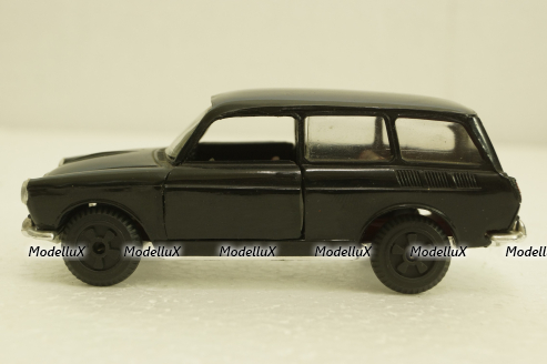 Volkswagen 1600 Familcar, черный, ДФИ 1:43 