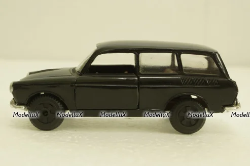 Volkswagen 1600 Familcar, черный, ДФИ 1:43 