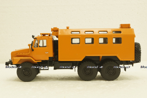 Урал-4322 Кунг, оранжевый, АвтоИстория 1:43