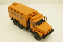 Урал-4322 Кунг, оранжевый, АвтоИстория 1:43