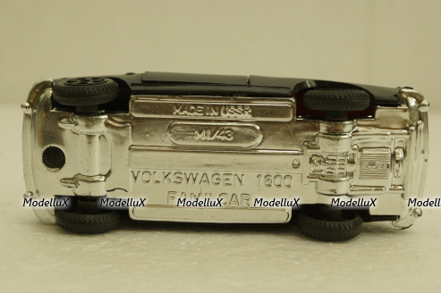 Volkswagen 1600 Familcar, черный, ДФИ 1:43 