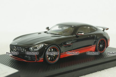 Mercedes AMG GT-R 2017, black, ALM429709, Almost Real 1:43