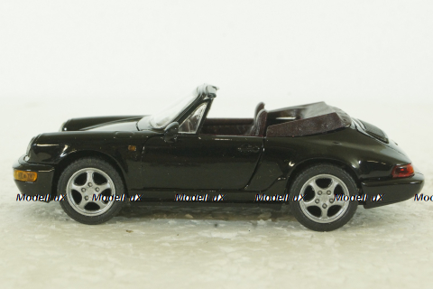 Porsche Carrera 2 (964) 1989 Cabrio black, 1110A, Shabak 1:43
