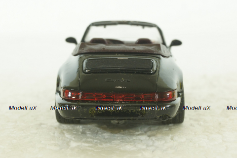 Porsche Carrera 2 (964) 1989 Cabrio black, 1110A, Shabak 1:43