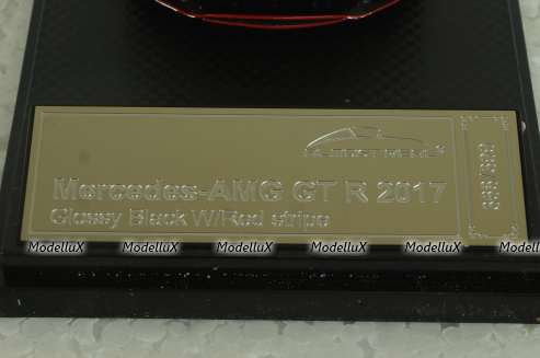 Mercedes AMG GT-R 2017, black, ALM429709, Almost Real 1:43