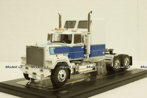 Mack Superliner Magnum, white/blue, big sleeper, 1985, TR165.22, IXO 1:43