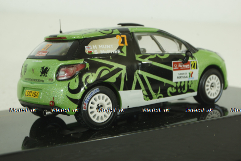 Citroen DS3 R3 #27 Rally Portugal IRC 2011, green, RAM461, IXO 1:43