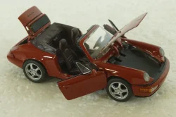 Porsche Carrera 2 (964) 1989 Cabrio red,1110D, Shabak 1:43
