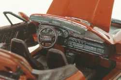Porsche Carrera 2 (964) 1989 Cabrio red,1110D, Shabak 1:43