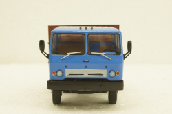Каз-ММЗ-4502,  синий/коричневый, АвтоИстория 1:43