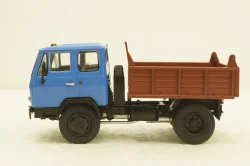 Каз-ММЗ-4502,  синий/коричневый, АвтоИстория 1:43