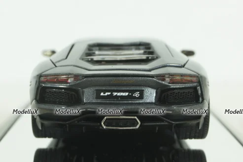 Lamborghini Aventador LP700-4 2011, metallic grey, 54646, AutoArt 1:43