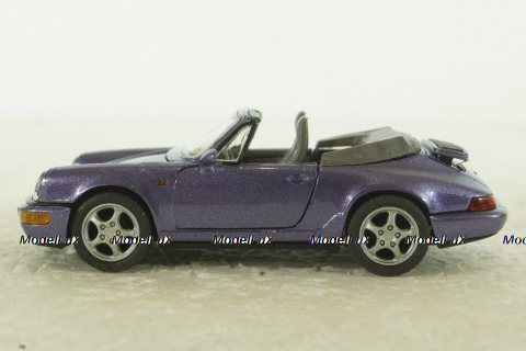 Porsche Carrera 2 (964) 1989 Cabrio purple, 1110C, Shabak 1:43
