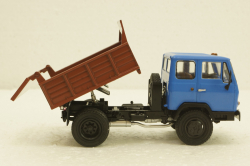 Каз-ММЗ-4502,  синий/коричневый, АвтоИстория 1:43