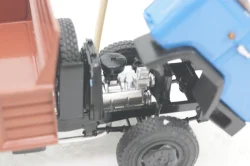 Каз-ММЗ-4502,  синий/коричневый, АвтоИстория 1:43