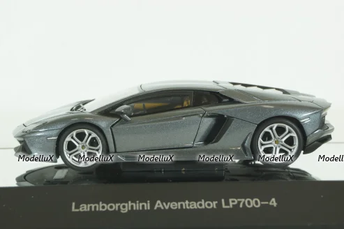 Lamborghini Aventador LP700-4 2011, metallic grey, 54646, AutoArt 1:43