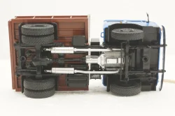 Каз-ММЗ-4502,  синий/коричневый, АвтоИстория 1:43