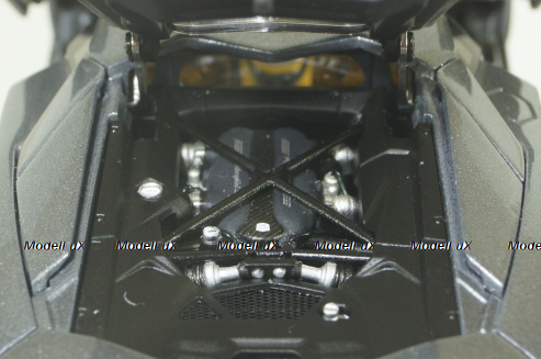 Lamborghini Aventador LP700-4 2011, metallic grey, 54646, AutoArt 1:43