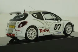Peugeot 207 S2000 #007 Presentation version 2007, white, RAM278, IXO 1:43