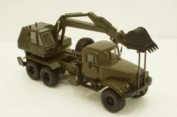 Краз-255Б1 ЭОВ-4421, Экскаватор хаки, Н739, Наш Автопром 1:43