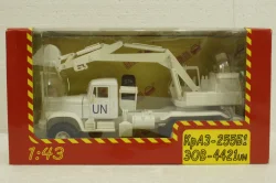 Краз-255Б ЭОВ-4421 ООН, Экскаватор белый, Н738, Наш Автопром 1:43