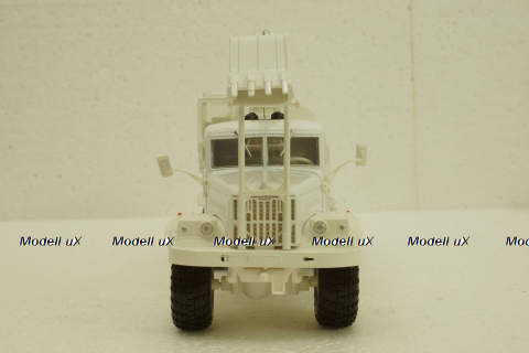Краз-255Б ЭОВ-4421 ООН, Экскаватор белый, Н738, Наш Автопром 1:43