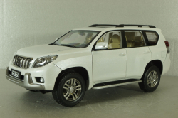 Toyota Land Cruiser Prado 150, 2009 white, Paudi 1:18