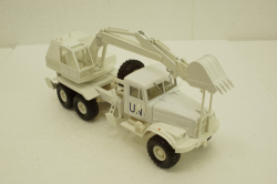 Краз-255Б ЭОВ-4421 ООН, Экскаватор белый, Н738, Наш Автопром 1:43
