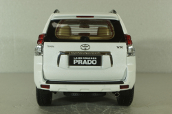 Toyota Land Cruiser Prado 150, 2009 white, Paudi 1:18