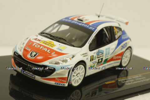 Peugeot 207 S2000 #1 Rally Casinos do Algarve, 2007, RAM287, IXO 1:43