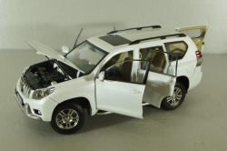 Toyota Land Cruiser Prado 150, 2009 white, Paudi 1:18