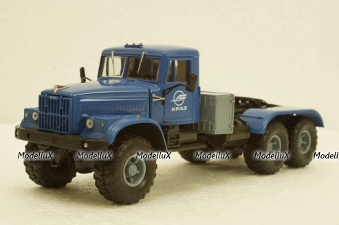 Краз-255В1, тягач, синий, Н734, Наш Автопром 1:43