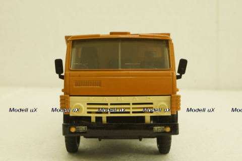 Камаз-5511, самосвал, горизонтальные ребра, оранжевый, Элекон  1:43