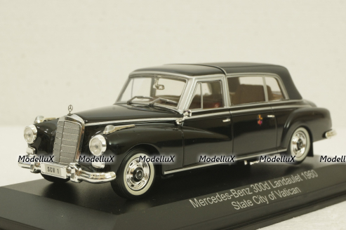 Mercedes 300d Landaulet, City of Vatican, 351230, Norev 1:43